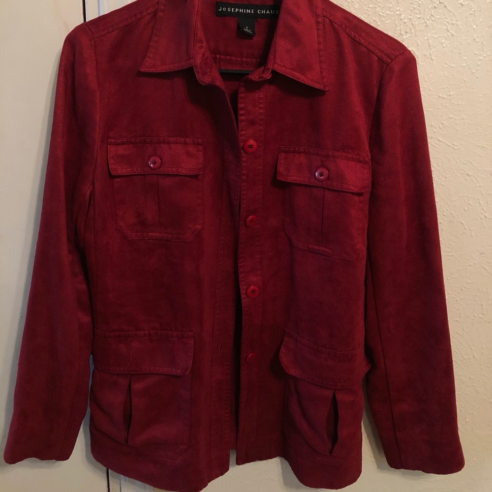Red Josephine Chaus Blazer/Jacket- Size 4